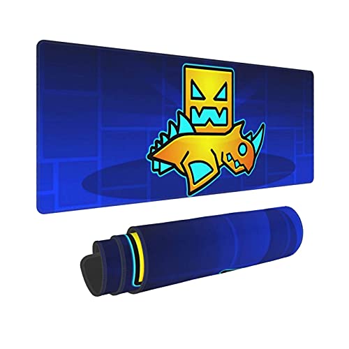 Geometry Dash Mousepad Alfombrilla de Mouse Antideslizante para computadora portátil PC