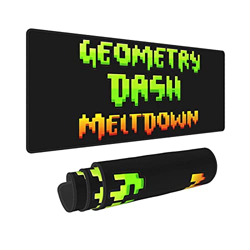 Geometry Dash Mousepad Alfombrilla de Mouse Antideslizante para computadora portátil PC