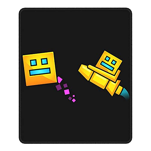 Geometry Dash Mousepad Alfombrilla de Mouse Antideslizante para computadora portátil PC