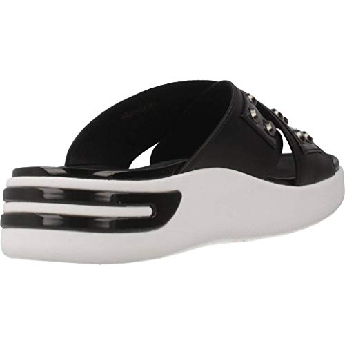 Geox D OTTAYA Sandal D, Sandalias con Punta Abierta Mujer, Negro (Black C9999), 37 EU
