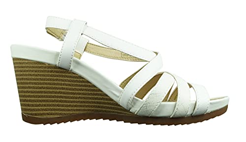 Geox Sandalias Chanclas Mujer D New Rorie para Mujer Blanco 37 EU