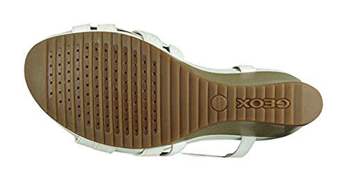 Geox Sandalias Chanclas Mujer D New Rorie para Mujer Blanco 37 EU