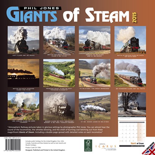 Giants of Steam 2015 Calendar
