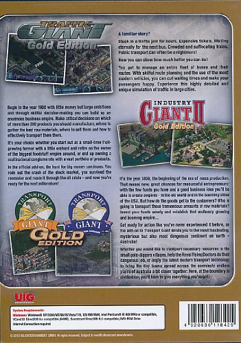 Giants Pack - Traffic Giant Gold Plus Traffic Giant 2 Gold Plus Industry Giant Gold (Pc Dvd) [Importación Inglesa]