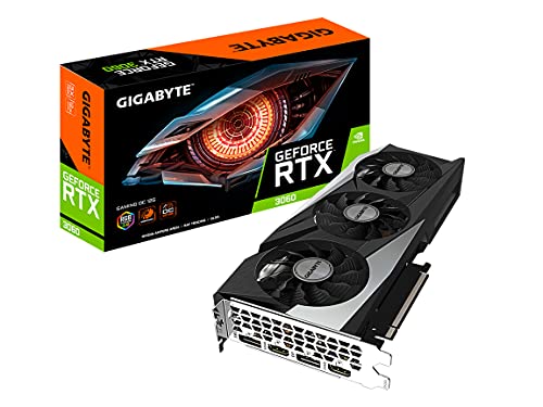 Gigabyte GeForce RTX 3060 12GB Gaming OC - 12 GB GDDR6 - 2 x HDMI - 2 x DP