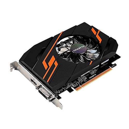 Gigabyte GV-N1030OC-2GI GeForce GT 1030 2GB GDDR5 - Tarjeta gráfica (NVIDIA, GeForce GT 1030, 4096 x 2160 Pixeles, 1265 MHz, 1518 MHz)