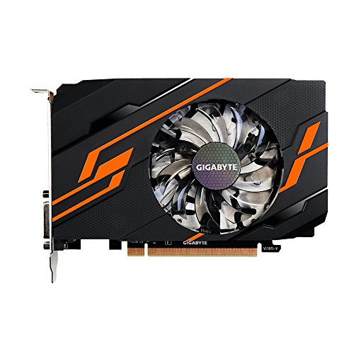 Gigabyte GV-N1030OC-2GI GeForce GT 1030 2GB GDDR5 - Tarjeta gráfica (NVIDIA, GeForce GT 1030, 4096 x 2160 Pixeles, 1265 MHz, 1518 MHz)