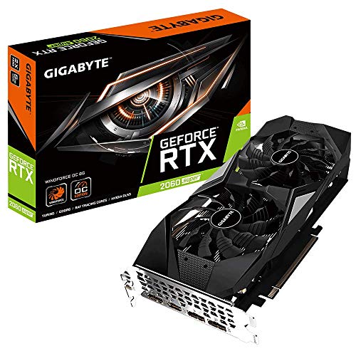 Gigabyte Nvidia RTX2060 Super Windforce OC 8G Fan GDDR6 DP/HDMI PCI Express Tarjeta gráfica