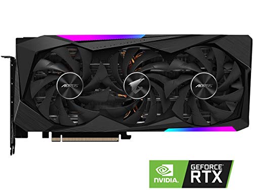 GIGABYTE Tarjeta gráfica AORUS GeForce RTX 3070 Master 8G, 3 Ventiladores WINDFORCE, 8GB 256-bit GDDR6, GV-N3070AORUS M-8GD Tarjeta de Video