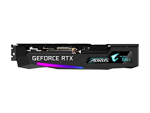 GIGABYTE Tarjeta gráfica AORUS GeForce RTX 3070 Master 8G, 3 Ventiladores WINDFORCE, 8GB 256-bit GDDR6, GV-N3070AORUS M-8GD Tarjeta de Video