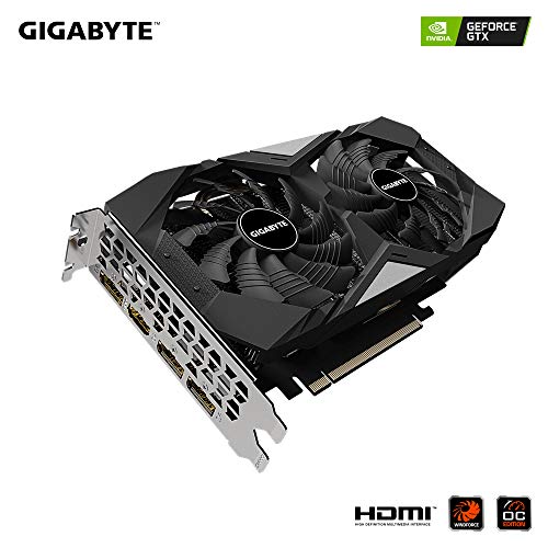 Gigabyte Technology GeForce GTX 1660 SUPER OC 6G - Tarjeta Graphica con 192-bit interfaz de memoria, WINDFORCE 2X Sistema de refrigeración