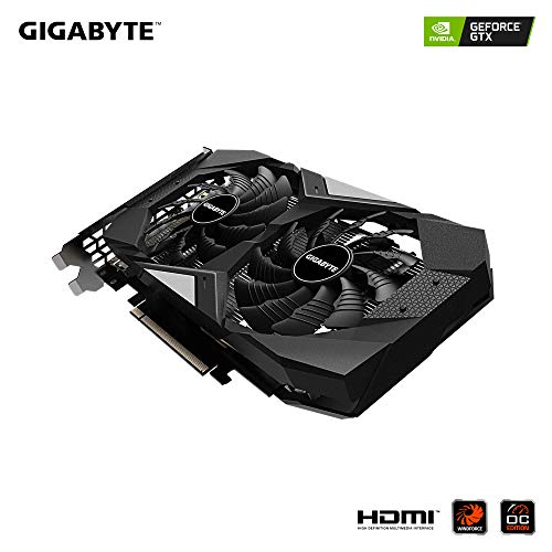 Gigabyte Technology GeForce GTX 1660 SUPER OC 6G - Tarjeta Graphica con 192-bit interfaz de memoria, WINDFORCE 2X Sistema de refrigeración