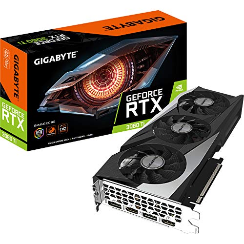 Gigabyte Technology GeForce RTX 3060 Ti Gaming OC 8G (Rev. 2.0) NVIDIA 8 GB GDDR6, GV-N306TGAMING OC-8GD V2