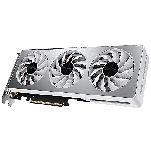 Gigabyte Technology GeForce RTX 3060 Ti Vision OC 8G (Rev. 2.0) NVIDIA 8 GB GDDR6(NO VALIDO para MINERIA), Único (GV-N306TVISION OC-8GD V2)