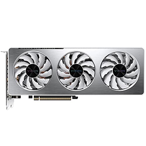 Gigabyte Technology GeForce RTX 3060 Ti Vision OC 8G (Rev. 2.0) NVIDIA 8 GB GDDR6(NO VALIDO para MINERIA), Único (GV-N306TVISION OC-8GD V2)