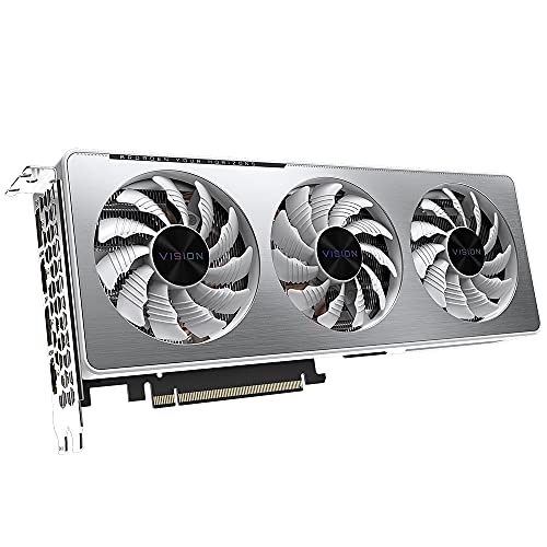 Gigabyte Technology GeForce RTX 3060 Ti Vision OC 8G (Rev. 2.0) NVIDIA 8 GB GDDR6(NO VALIDO para MINERIA), Único (GV-N306TVISION OC-8GD V2)