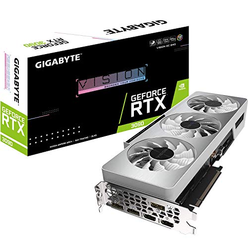Gigabyte Technology GeForce RTX 3090 Vision OC 24GB Tarjeta gráfica (GV-N3090VISION OC-24GD)