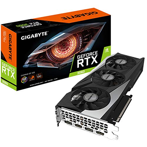 Gigabyte Technology GV-N3060GAMING OC-12GD V2 GeForce RTX 3060 Gaming OC 12G NVIDIA 12 GB GDDR6