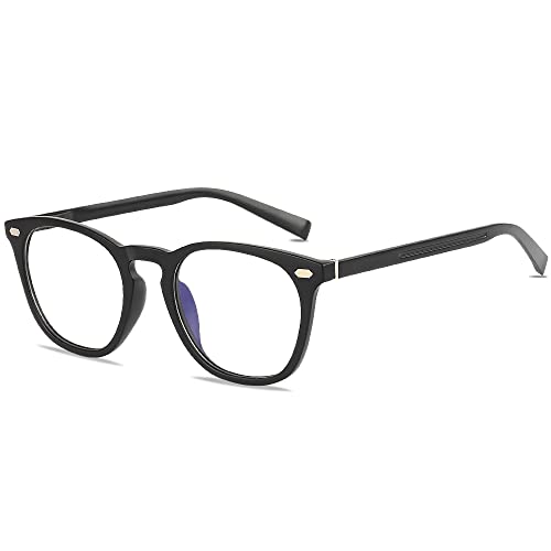 GIMDUMASA Gafas para Ordenador Anti luz Azul Antifatiga Sin Graduacion Gafas Luz Azul para PC Gaming Lectura Video Juegos Lentes Transparente Hombre Mujer