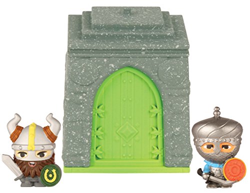 Giochi Preziosi 599386031 - World of Warriors 2 Figuras + Torre (Varios Modelos)