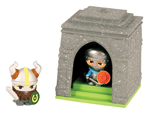 Giochi Preziosi 599386031 - World of Warriors 2 Figuras + Torre (Varios Modelos)