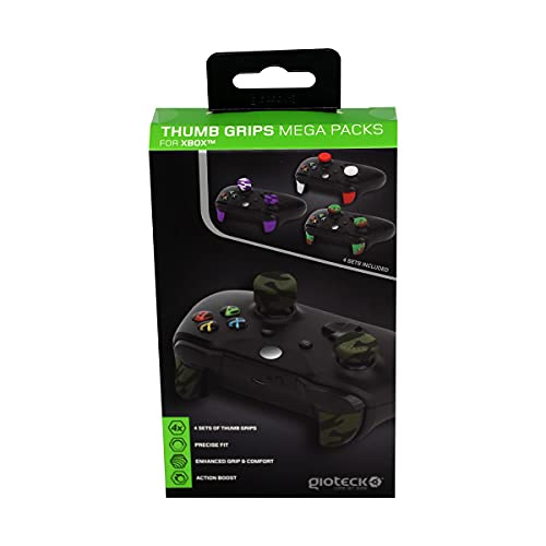 Gioteck - Mega Pack de empuñaduras de pulgar para Xbox One (4 sets)