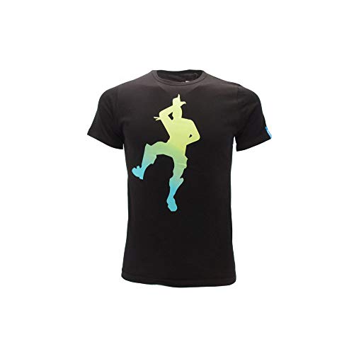 Global Brands Group Epic Games Fortnite - Camiseta Oficial del Baile “lárgate, pringao” para niño - Juego, Videojuego - 14/16 Anni - Negro