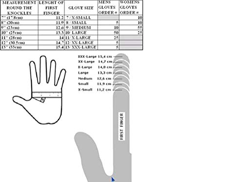 Gloves4MasonsStar Wars Costume Real Leather 501st Approved Gloves Plain no Dart (S-8)
