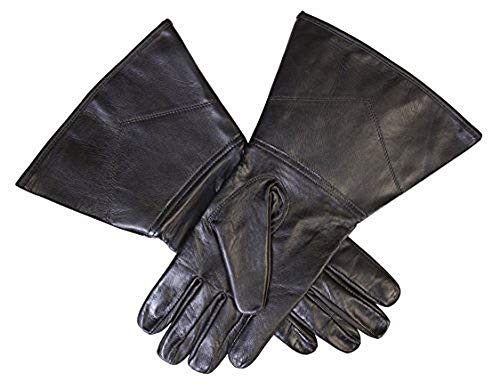 Gloves4MasonsStar Wars Costume Real Leather 501st Approved Gloves Plain no Dart (S-8)
