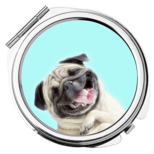 Gogh Yeah ?nico Usar En Mirror Metallica para Mujeres Impresi¨®n Pug Dog