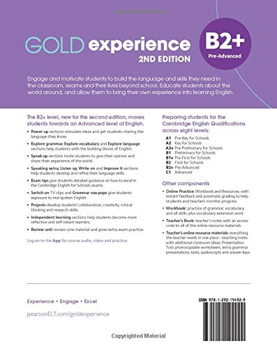 Gold Experience 2nd Edition B2 Student's Book