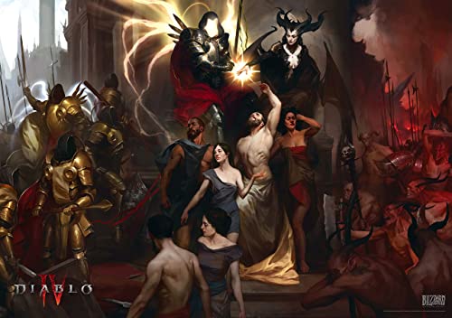 Good Loot Diablo IV: Birth of Nephalem | Puzzle 1000 Piezas | Incluye póster y Bolsa | 68 x 48 | Videojuego | Rompecabezas para Adultos y Adolescentes | para Navidad y Regalos | Decoración