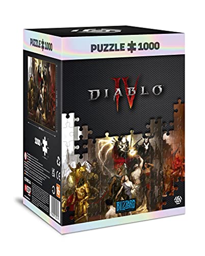 Good Loot Diablo IV: Birth of Nephalem | Puzzle 1000 Piezas | Incluye póster y Bolsa | 68 x 48 | Videojuego | Rompecabezas para Adultos y Adolescentes | para Navidad y Regalos | Decoración