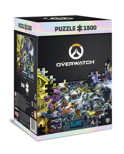 Good Loot Overwatch: Heroes Collage | Puzzle 1500 Piezas | Incluye póster y Bolsa | 85 x 58 | Videojuego | Rompecabezas para Adultos y Adolescentes | para Navidad y Regalos | Decoración