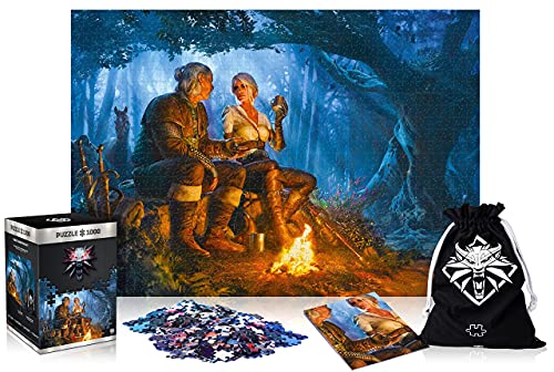 Good Loot The Witcher: Journey of Ciri | Puzzle 1000 Piezas | Incluye póster y Bolsa | 68 x 48 | Videojuego | Rompecabezas para Adultos y Adolescentes | para Navidad y Regalos | Decoración