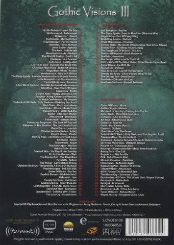 Gothic Visions III (DVD + Audio-CD) [Alemania]