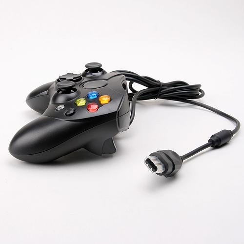 GOZAR Negro con Cable Clásico Gamepad Controlador De La Tecla De Mando para Xbox Consola