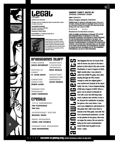 Grand Theft Auto 3 Official Strategy Guide for PC