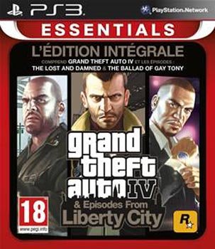 Grand Theft Auto 4 (GTA 4) (Edition) (Essentials) (French) PS3.