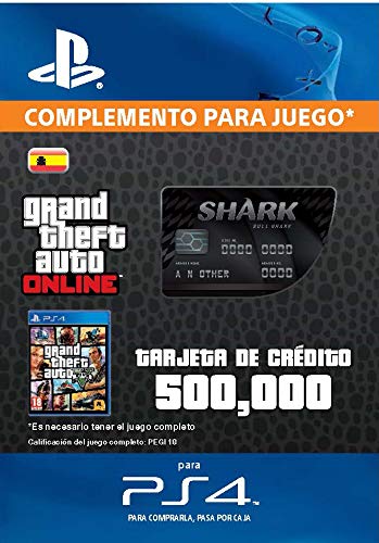 Grand Theft Auto Online - GTA V Cash Card | 500,000 GTA-Dollars | Código de descarga PS4 - Cuenta Española