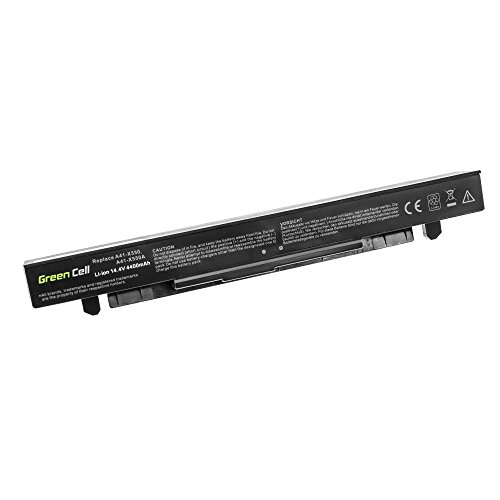 Green Cell Batería para ASUS R510CC-XO1293H R510CC-XO1295D R510CC-XO608H R510CC-XX1312H R510CC-XX439H R510E R510EA R510J R510JD R510JD-XX030H R510JD-XX050H Portátil (4400mAh 14.4V Negro)