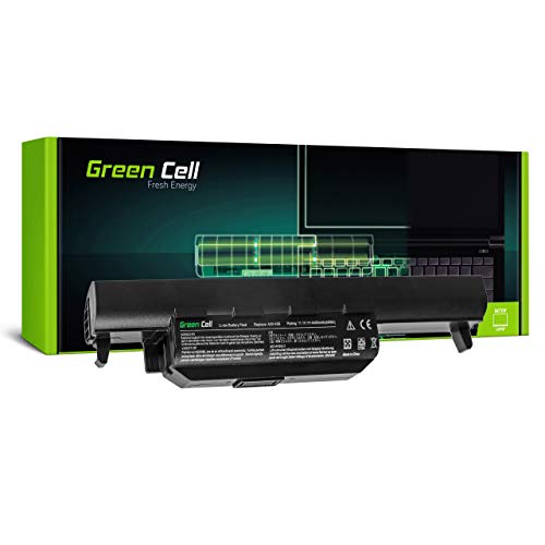 Green Cell Batería para ASUS X45A X45C X45U X45V X45VD X45VD1 X45VJ X55 X55A X55C X55CR X55Q X55S X55SA X55SR X55SV X55U X55U-SX052H X55V X55VD X55VDR Portátil (4400mAh 10.8V Negro)