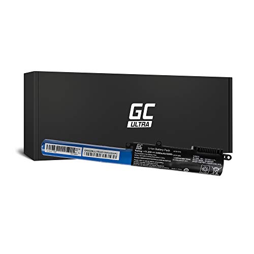Green Cell® Ultra Serie A31N1519 Batería para ASUS F540 F540L F540LA F540S F540SA F540Y R540 R540L R540LA R540S R540SA R540Y X540 X540L X540LA X540S X540SA X540Y Ordenador (Panasonic Celdas, 3400mAh)