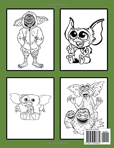 Gremlins Coloring Book: Perfect Coloring Book For Adults and Kids With Incredible Illustrations Of Gremlins For Coloring And Having Fun.