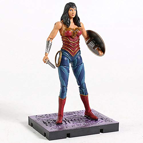 GSDGSD Hiya Toys Injustice 2 Superman Wonder Woman Joker Harley Quinn Flash Supergirl Red Hood Swamp Thing Figura de acción de Juguete