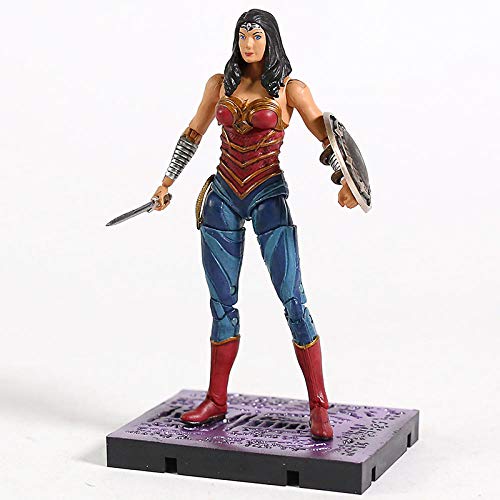 GSDGSD Hiya Toys Injustice 2 Superman Wonder Woman Joker Harley Quinn Flash Supergirl Red Hood Swamp Thing Figura de acción de Juguete