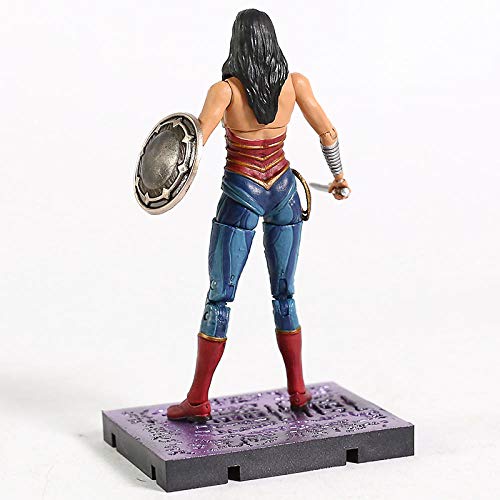 GSDGSD Hiya Toys Injustice 2 Superman Wonder Woman Joker Harley Quinn Flash Supergirl Red Hood Swamp Thing Figura de acción de Juguete