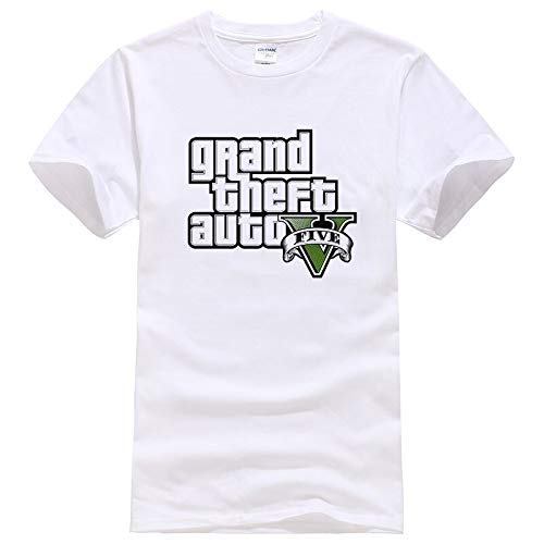 GTA-5 T Shirt Men GTA 5 T-Shirt Men Summer Cotton Brand Tshirts Homme Fashion Tops Camisa GTA Tees #043