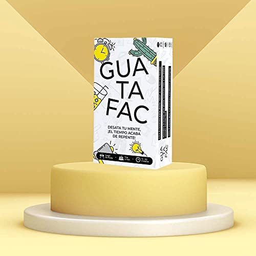 GUATAFAC – Juego de mesa - Juego de cartas para fiestas y risas – Edición Español