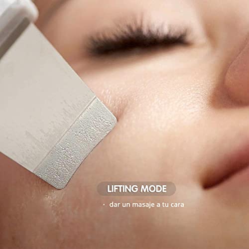 GUGUG Skin Scrubber, Limpiador Facial, Exfoliación de Cara, Peeling Facial 4 Modos para Limpiar los Poros y Cuidar la Piel, USB Recargable, Dispositivo de Belleza